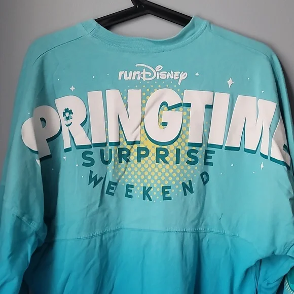 Disney Teal Long Sleeve Tee - Picture 7 of 7